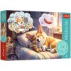 Puzzle 60 dielikov – corgi v ríši snov Trefl
