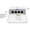 UBNT NanoSwitch [4x Gigabit, pasiv PoE passthrough]