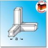 Alfer aluminium Spojka rohová 3-pinová 90st