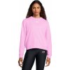 Under Armour Dámska mikina Rival Terry Crew Pink M