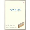 DANTIK rám na obraz 50x70 | KASSETTE bílá prodřená (Plexi Čiré) (Vyrobené s láskou od nás)