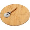 Kesper 58462 Doštička a krájač na pizzu, pr. 32 cm