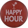 Ceduľa Happy Hour 30x30 cm Plechová tabuľa