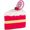 Dekorácia MagicHome Vianoce Candy Line, koláčik, ružový, závesný, 13x9x15 cm