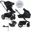 EASYWALKER Kočík kombinovaný Harvey⁵ 2v1 Midnight Black LITE AIR +CYBEX Aton B2 i-Size,základňa