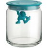 Alessi Dóza na potraviny GIANNI 750 ml, modré viečko, sklo