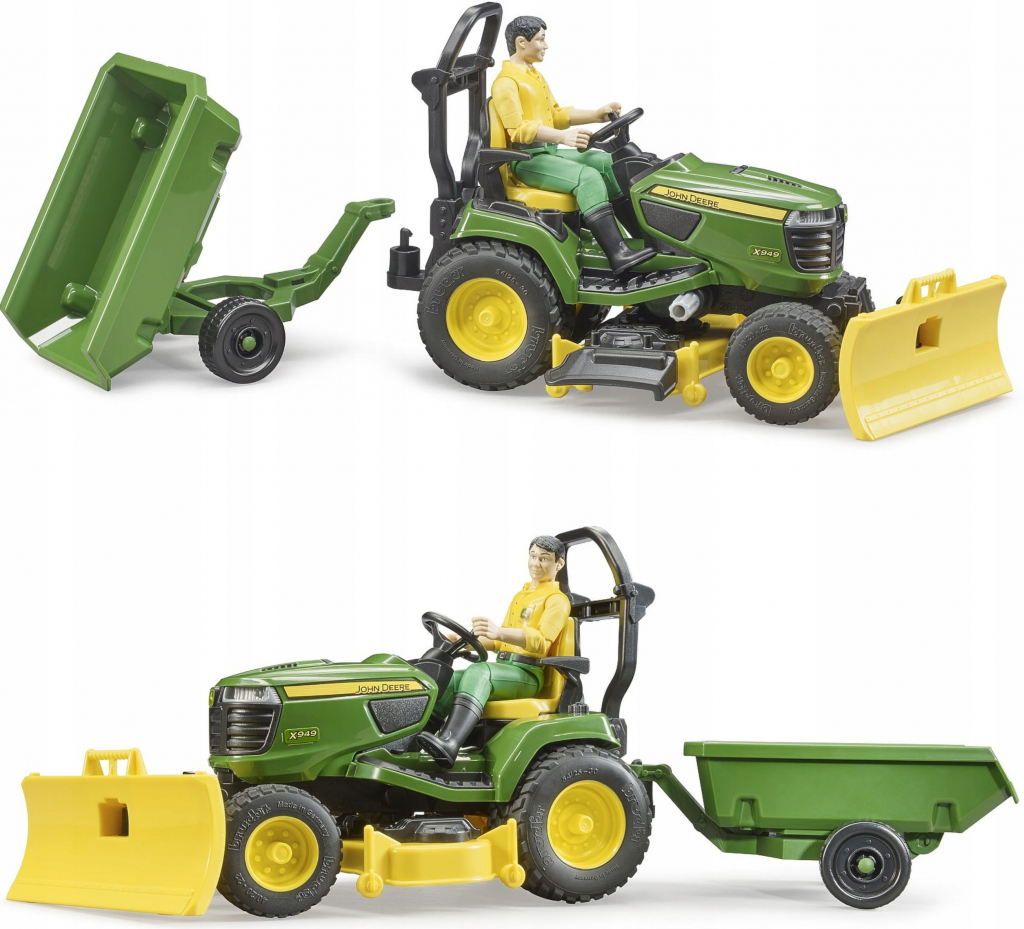 Bruder 62104 Zahradní traktor John Deere s figurkou