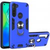 Kryt Magnetic Armor na Motorola Moto G8 Power - tmavomodrá