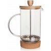 French press ORION Kanvica sklo/nerez/bambus kafetier CORK 0,4 l (152598)