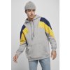 Oversize 3-Tone Hoody gray/honey/dark blue šedá 3XL Urban Classics 4053838684177