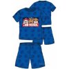 Sun City - Letné bavlnené chlapčenské pyžamo Tlapková patrola / Paw Patrol - modré 4 roky