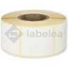 Labelea Samolepiace TERMO etikety 40x45 mm biele papierové, 1000 etikiet na rolke, Farba etikiet Biela, Vnútorný priemer dutinky 40 mm ETM040045W