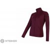 Sensor MERINO UPPER dámska mikina, port red L