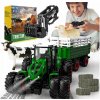 PENGBU RC Traktor hračka od 3 4 6 8 rokov 24 GHz diaľkovo ovládaný traktor
