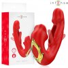 Intense - nathy double vibrator with multifunction stimulating mouth red