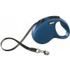 Vodítko pre stredne veľké psy Flexi Classic NEW páska S 5 m modré (do 15 kg)