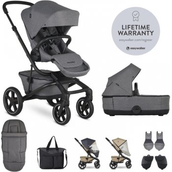 EASYWALKER SET XXL kombinovaný Jimmey Iris Grey s príslušenstvom 2020