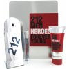 Carolina Herrera 212 Men Heroes Darčeková sada pánska toaletná voda 90 ml, sprchový gél 100 ml a miniaturka pánska toaletná voda 10 ml