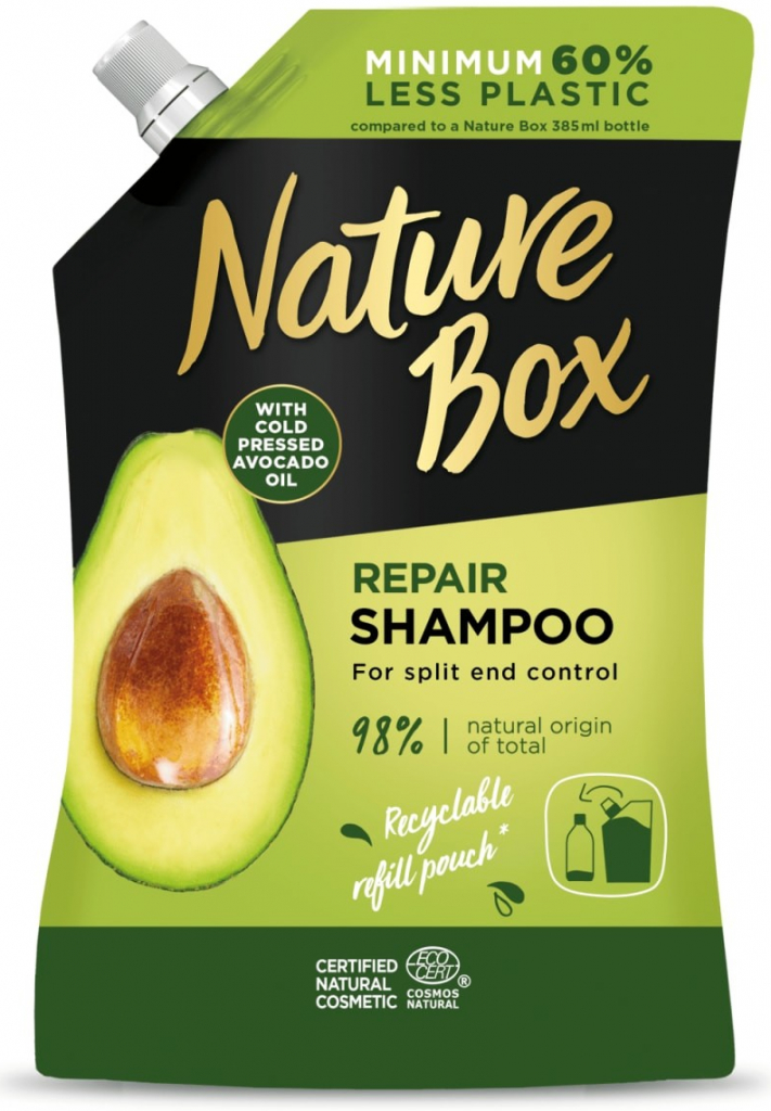 Nature Box šampón Avocado Oil náhradná náplň 500 ml