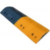 Čierno-žltý plastový priebežný spomaľovací prah - dĺžka 34 cm, šírka 100 cm, výška 7,5 cm