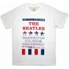 Tričko The Beatles - Washington '64 Stars & Stripes, Unisex,Biela,S
