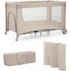 Kinderkraft Cestovná postieľka Joy 2 Beige cestovná postieľka