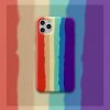 AppleKing silikónový kryt pre iPhone 11 Pro Max - zvisle dúhovo pruhovaný - možnosť vrátiť tovar ZADARMO do 30tich dní