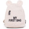 CHILDHOME - Detský batoh My First Bag Teddy Off White