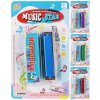 Harmonika kov farebná 13cm - modrá -