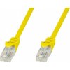 Techly Techly Patch Cord Cat5e UTP 0,5 m žluté CCA