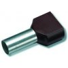 dutinka lisovacia 2x1,5/12mm /100ks/ čierna (Cimco)