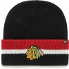 47 Brand Pánska zimná čiapka Chicago Blackhawks Split Cuff 47 CUFF KNIT Black