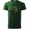Tachometer cíti sa - 70 rokov - Klasické pánske tričko vyššej gramáže - M ( Fľaškovozelená )