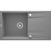 DEANTE ERIDAN granitový drez 86 x 50 cm, szary metalik ZQE_S113