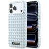 Karl Lagerfeld PU puzdro s pieskovým vzorom z živice, MagSafe pre iPhone 17 Pro Max, modré (57983130700)