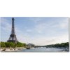 Foto obraz akrylový do obývačky Eiffelova veža Paríž 100x50 cm