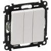Legrand Valena Life 10AX trojitý spínač bílý (752103)