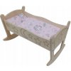 KOLÍSKA pre bábiky, posteľná bielizeň 3 ks KOŁYSKA GRAWEROWANA