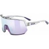 Uvex Sportstyle 235, športové okuliare - CLEAR-MET PURP/MIR.LAV