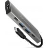 AXAGON HMC-5G2, rozbočovač USB 10 Gb/s, 2x USB-A, 2x USB-C, HDMI 4k/60, PD 100W, kábel USB-C 13 cm