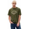 Pánske tričko GAP, ATHLETIC NEW YORK CITY khaki,biela XS