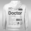 Doctor Label - Pánska Mikina s kapucňou