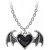 Alchemy Gothic Náhrdelník Netopierie srdce P934