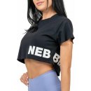 Nebbia Crop top tričko POWERHOUSE 279 černý