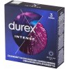 Kondómy Durex INTENSE stimulujúce prúžky a zvlhčené výstupky 3 ks