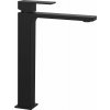 SAPHO CUBEMIX stojánkova umývadlová batéria bez výpuste, vysoká, čierna mat