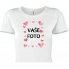 Tričko s fotkou rámik SRDCE 3 dámsky strih FOTOpošta Veľkosť: S