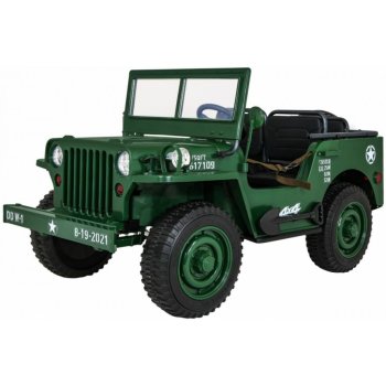 Mamido elektrický jeep Willys 4x4 zelená