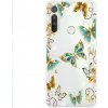 Gumený kryt TRANSPARENT na Motorola Moto G8 Power - Golden Butterfly