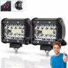2X LED PRACOVNÁ LAMPA VÝKONNÁ 480W HALOGÉN AUTOMOBILOVÝ REFLEKTOR SVETLOMET 12V
